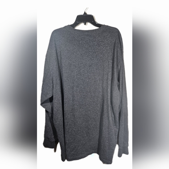 Carhartt Shirt Mens 2XL Loose Fit Heather Gray Orange Long Sleeve - Picture 4 of 5